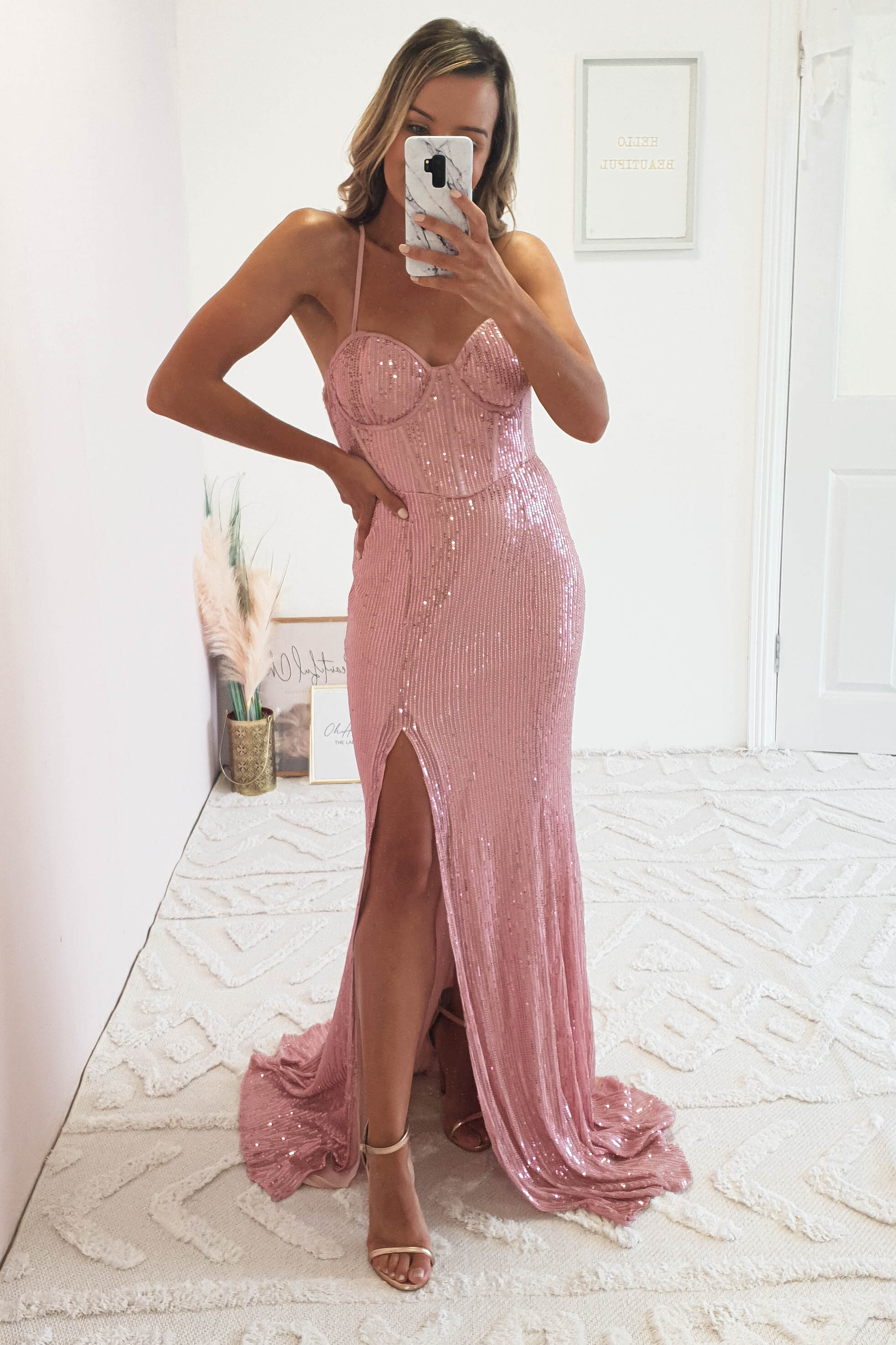 Elmiya Seqiun Gown | Blush - Image 5