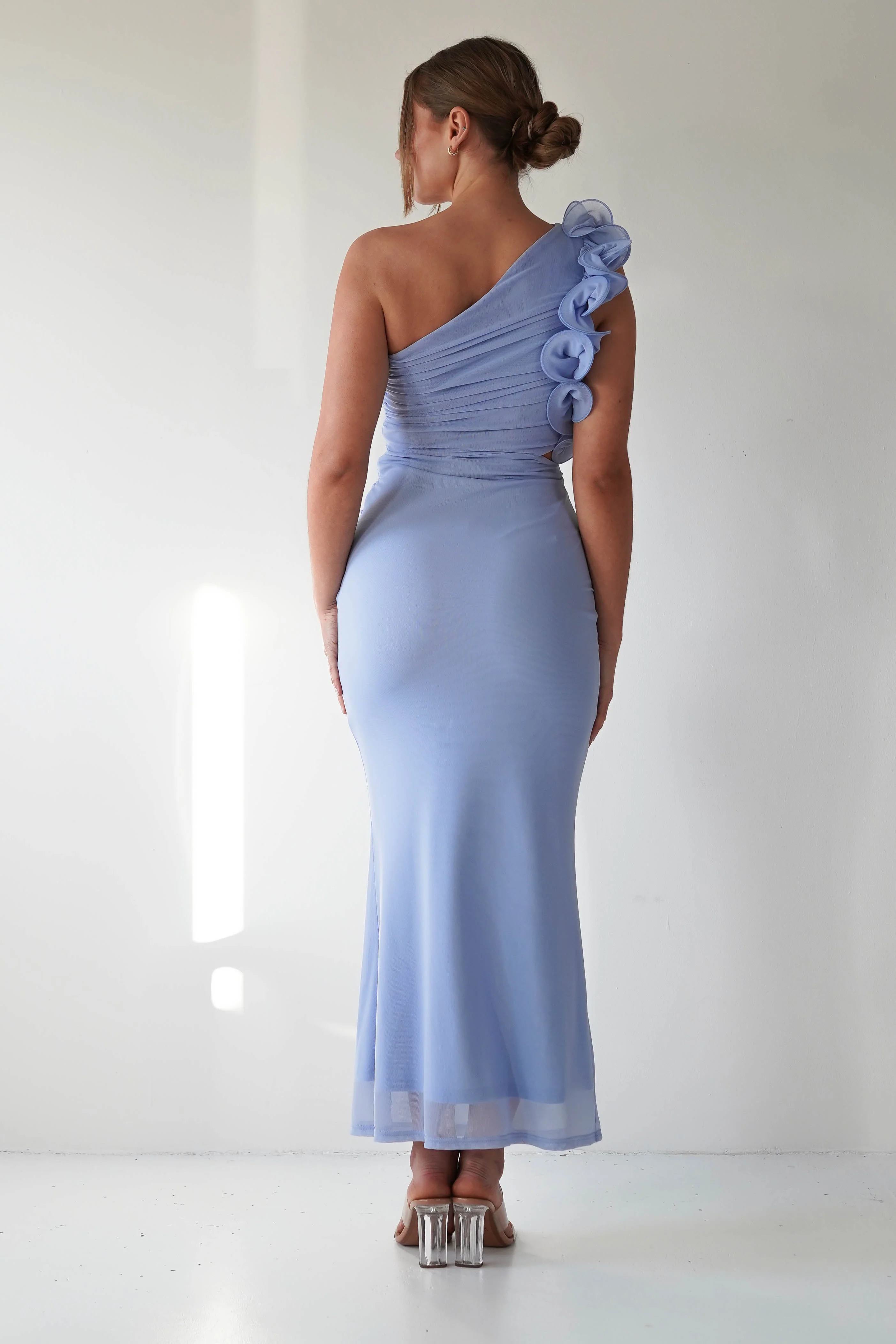 Sydney Bodycon Maxi Dress | Blue - Image 9
